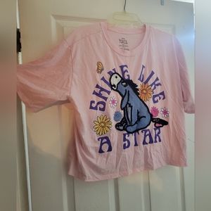 Eeyore Disney pink t-shirt size 3x light pink